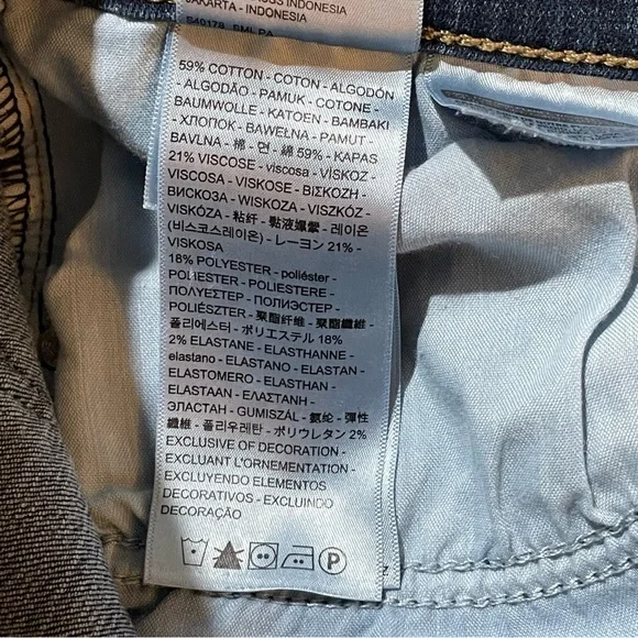 LEVI’S Classic Mid Rise Straight Leg Jeans US 10 - Picture 6 of 12